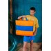 Пляжный рюкзак - матрас,цвет оранжевый