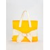 Пляжная сумка - матрас для девочек,цвет желтый