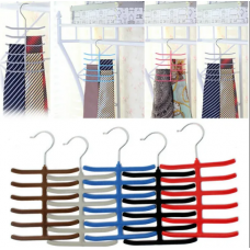 Вешалка для галстуков с ПВХ покрытием Цвет в ассортименте