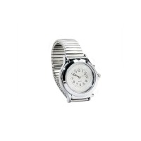 Часы наручные с тактильными метками и речевым выходом LLK1207A, стальной эластичный ремешок