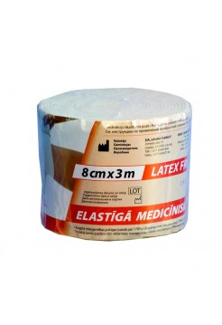 Эластичный медицинский бинт Lauma 8 см*3м