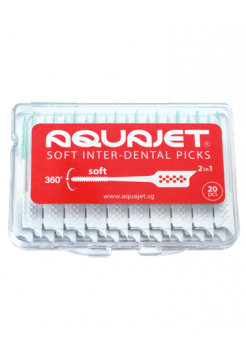 Зубочистки пластиковые мягкие Aquajet IRS-603 20шт.