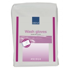 Рукавицы для мытья тела Abena Wash gloves Airlaid/PE 50шт