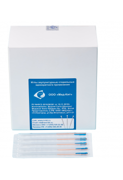 Игла акупунктурная 0,3*30 (1/200 шт/уп) с направителем