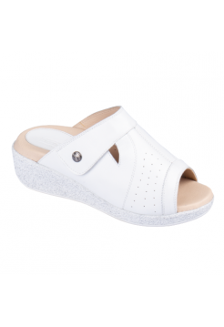 Сабо ортопедические натуральная кожа, цвет белый Тривес DTD-200-1