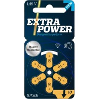 Набор батареек для слуховых аппаратов №10 "Extra Power"