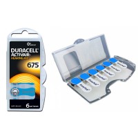 Набор батареек для слуховых аппаратов Duracell Activair тип 675