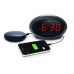 Портативные электронные часы-будильник с выходом типа USB Sonic Traveler Black VDE SBT600SS-VDE.