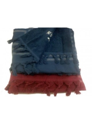 Универсальное махровое полотенце - простынь - накидка PESHTEMAL Violetta 100х200 см.(EMD)